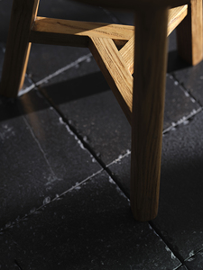 YJ Wabi-Sabi Style Paper Low <b>Stool</b> <b>Round</b> Lacquer Craft Modern Minimalist Chongqing Made Home - Product Image 5