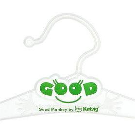 <span class=keywords><strong>Promo</strong></span> Cintres multifonctionnels transparents en plastique avec logo personnalisé pour manteaux, jupes, pantalons, jeans, costumes pour enfants - Product Image 3