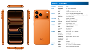 هاتف ذكي I17Pro Max <span class=keywords><strong>2026</strong></span> بشعار مخصص يعمل بنظام أندرويد وشبكة 3G، بيع بالجملة، بطارية 5000 مللي أمبير، شريحتي اتصال، شاشة 6.67 بوصة - Product Image 4