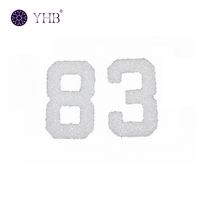 Patch de strass thermocollants en verre de formes variées avec motifs estampés à chaud pour la décoration de vêtements