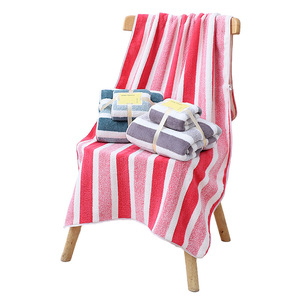 Jin Ao <b>Bath</b> <b>Towel</b> <b>Set</b> 140x70cm Coral Fleece Absorbent Quick Dry Home Use - Product Image 2