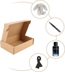 도매 주문을 받아서 만들어진 작은 우편함 골판지 배송 상자 소포 우송료 포장 우편함 사업 - Product Image 3