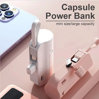 Offre spéciale Capsule promotionnelle Multi Powerbank à usage unique Mini Power Bank jetable pour Iphone 14 Alimentation USB