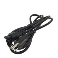 Kabel Daya Custom 1.5m US 3 Pin ke IEC C13 Bersertifikasi UL SVT 18AWG Kabel Tembaga Murni Fleksibel untuk Peralatan