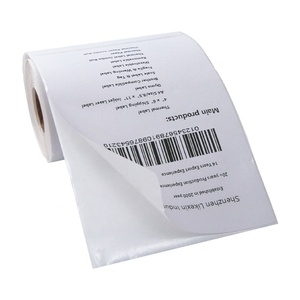 Etiqueta Térmica Directa Impermeable Impresa OEM de 4*6 Pulgadas para Dirección de Envío, Precio Super Bajo, Etiquetas Adhesivas Resistentes a Rasguños, Papel para Etiquetas con 5 Años de Duración L-01 - Product Image 1