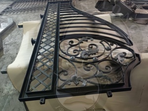 TL Schmiedeeisernes Tor Neuestes Design für Haupttore aus Gusseisen Metall-Gartentor - Product Image 5