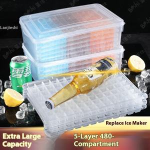 Moule à glaçons réutilisable en silicone de qualité alimentaire, grande capacité, portable, pour usage domestique et commercial, Changju modèle 2 - Product Image 3