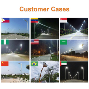 Vente flash : lampadaire solaire LED tout-en-un, étanche IP65, pour extérieur, économie d'énergie, éclairage routier - Product Image 3