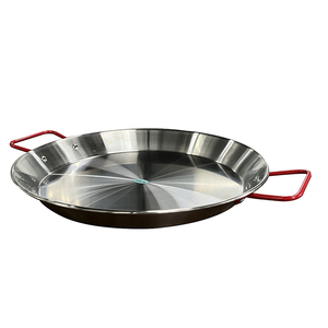 Hot Sale Home Kitchen Restaurant Various Sizes Frying <strong>Pan</strong> Stainless Steel <strong>Paella</strong> <strong>Pan</strong> with Handles - Product Image 2