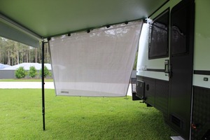 Auvent pneumatique pour véhicule de camping en plein air auvent latéral de <span class=keywords><strong>voiture</strong></span> rétractable 4wd 4x4 sur le toit pour Jeep/SUV/camion/fourgonnette - Product Image 5