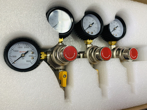 Doble de <span class=keywords><strong>CO2</strong></span> cerveza regulador de presión CGA-320 <span class=keywords><strong>CO2</strong></span> tanque cerveza regulador de válvula de alivio de cerveza - Product Image 2