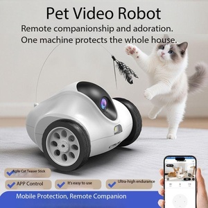 Set Giocattolo Interattivo e Alimentatore Intelligente 2026 Hot Sale con Controllo tramite App, Video e Interfono Bidirezionale <span class=keywords><strong>per</strong></span> <span class=keywords><strong>Gatti</strong></span> e Cani - Product Image 1