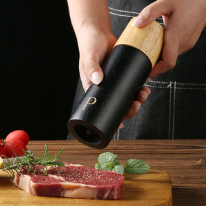 Macinino di sale e pepe in legno macinino per condimenti palmare bottiglia per cucinare decorazione domestica strumenti per barbecue da cucina - Product Image 2