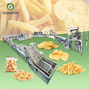 Industrial New Full-auto High Productivity Vegetable and <b>Potato</b> French Fry and Chip Production Line <b>Machine</b> - Product Image 1
