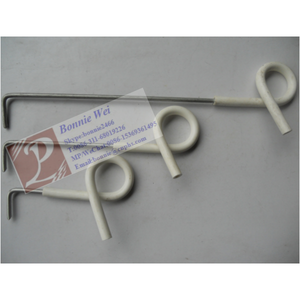 USA Popular Height 250mm White Color Top <strong>Fix</strong> Fence Outrigger Pigtail <strong>Post</strong> - Product Image 1