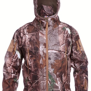 Chaqueta Deportiva de Invierno para Hombre, Impermeable, con Forro Polar, Diseño Floral, para Senderismo, Pesca y Actividades al Aire Libre - Product Image 1