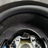 Volant en cuir M Sport Style pour BMW 1M M2 M3 M4 M5 M6 X5M X6M F30 F32 F10 F20 F35 F22 F18 F07 F01 F02 E90 E92 E46