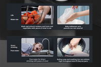 Système de filtration RO de type commercial, élimination des virus, élimination des microplastiques, eau propre pour la cuisine des restaurants
