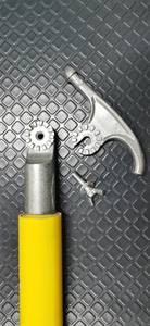 고전압 <span class=keywords><strong>FRP</strong></span> 유리 섬유 유리 섬유 원형 조정 가능한 텔레스코픽 핫 스틱 - Product Image 2