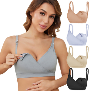 Soutien-gorge d'<span class=keywords><strong>allaitement</strong></span> sans fil souple de haute qualité soutien-gorge d'<span class=keywords><strong>allaitement</strong></span> personnalisé confort étanche <span class=keywords><strong>allaitement</strong></span> sans couture Lingerie maternité soutiens-gorge d'<span class=keywords><strong>allaitement</strong></span> - Product Image 1