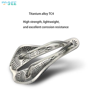 <span class=keywords><strong>Selle</strong></span> de vélo SeeMore OEM, imprimée en 3D, en alliage de titane, haute résistance, <span class=keywords><strong>ultra</strong></span> légère, respirante, amortissante, creuse - Product Image 2