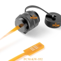 Connecteur de panneau étanche IP67 avec rallonge de fente pour carte SIM mini 0,2 m, câble FPC et capuchon en aluminium pour boîtiers extérieurs