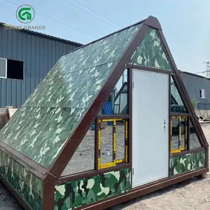 Grande Folding Triangle Container Home 40ft Prefab Homes Children Room Storage Room Container House For Sale