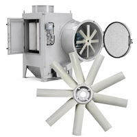 Hélice de ventilateur d'échappement PAG à 8 pales, angle réglable, haut débit d'air, pour ventilation industrielle et dépoussiéreur