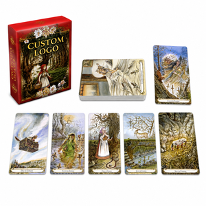 Mazzo di Carte Tarocchi Divinatorie per Adulti, 700 Stili, Bordi Dorati, Gioco da Tavolo per Interni, Carte Oracolo Quotidiane in Carta da 350gsm - Product Image 2