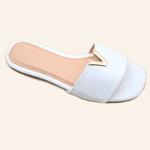 Nuove Ciabatte Estive <span class=keywords><strong>Eleganti</strong></span> da <span class=keywords><strong>Donna</strong></span> con Punta Aperta, Suola Morbida, Leggere, Antiscivolo, Fatte a Mano, Sandali Piatti Leggeri - Product Image 3