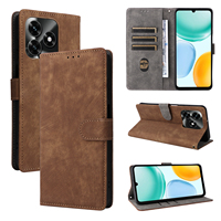 Étui de protection en cuir PU pour Huawei Honor X5C/X5C Plus 4G/Play 10A 4G