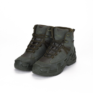 TSB08 Stock Black Suede Cow Leather Customized Middle Cut Tactical <b>Hiking</b> <b>Boots</b> <b>Boots</b> Black Nubuck <b>Hiking</b> <b>Boots</b> - Product Image 3