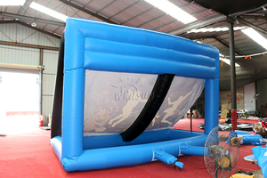 WINSUN Jeu de hache gonflable 2-en-1 pour l'extérieur, parcours d'obstacles gonflable pour jeux sportifs - Product Image 2