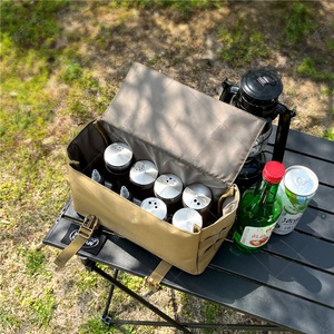 Mydays Outdoor Seasoning Bottle Storage Bag <b>Set</b> With Metal Lids For Camping Portable <b>Spice</b> <b>Jar</b> M Size - Product Image 2