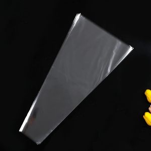Transparent OPP Plastic Flower Bouquet Sleeve <b>Cellophane</b> Wrapping <b>Bag</b> 13x17inch 0.03mm Thickness for <b>Gift</b> Printing Shopping - Product Image 2