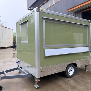Camion de restauration de luxe, <span class=keywords><strong>remorque</strong></span> de food truck, <span class=keywords><strong>voiture</strong></span> de restauration mobile, camionnette de restauration de rue, <span class=keywords><strong>remorque</strong></span> à glaces avec toilettes à vendre - Product Image 2