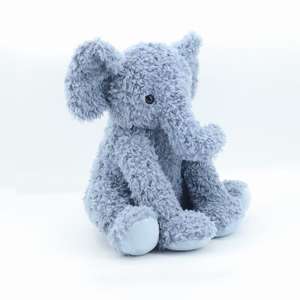 Jouet en peluche pour accompagner le sommeil - Éléphant en peluche bleu gris réconfortant pour les enfants - Product Image 2