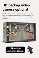 Autoradio Android BQCC 7 pouces double DIN, écran tactile Carplay, lecteur MP5, aide au recul, RGB, USB Type-C, entrée auxiliaire, amplificateur