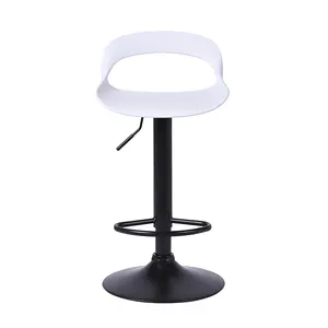 Pp Seat Bar Chair Furniture Bar Stools Simple Modern Color Bar Stool Nordic Plastic Commercial Furniture