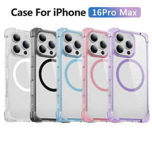 เคสใสกันเหลืองแบบไร้สายสำหรับ <span class=keywords><strong>iPhone</strong></span> 16 <span class=keywords><strong>Pro</strong></span> Max ป้องกันแรงกระแทก พร้อมแม่เหล็ก ขายส่ง - Product Image 4