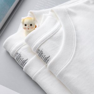 <span class=keywords><strong>Camiseta</strong></span> personalizada de alta calidad para hombre 100% algodón 300gsm <span class=keywords><strong>camiseta</strong></span> <span class=keywords><strong>blanca</strong></span> de <span class=keywords><strong>manga</strong></span> corta para mujer camisa de moda holgada con hombros caídos de gran tamaño - Product Image 2