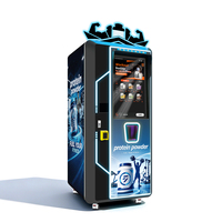 Fabricant de distributeurs automatiques Haloo, machine distributrice de protéines, machine distributrice intelligente de shakes protéinés, machine distributrice de protéines