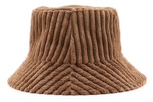 Corduroy <b>Bucket</b> <b>Hats</b> <b>Reversible</b> Travel Daily Cap Trendy Soft Warm Lightweight Outdoor Fisherman Fun Vacation Promotion Gift - Product Image 3