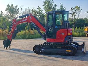 Excavadora Hidráulica Vio50 de Segunda Mano, Mini Excavadora Usada de 5 Toneladas, Certificación CE, Acoplador Rápido, Martillo Rompedor, Motor - Product Image 3