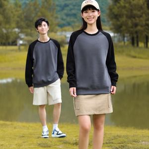 Sebanda 380 grammi di cotone <span class=keywords><strong>neo</strong></span>-ossidato maglia girocollo con scollo rotondo pullover colore che si scontra di grandi dimensioni manica lunga - Product Image 4