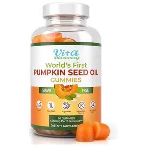 Sugar-Free Pumpkin Seed Oil Gummies Immune & Urinary Tract Support Pumpkin Gummy Candies