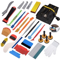 FOSHIO Kit complet d'outils d'application pour film vinyle de protection de peinture (PPF) et autocollants de voiture en gros