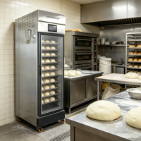 Armoire de Fermentation Commerciale 18 Plateaux avec Nettoyage Automatique, Fermenteur de Pâte, Retardateur de Fermentation, Armoire de Boulangerie pour la Fermentation de la Pâte