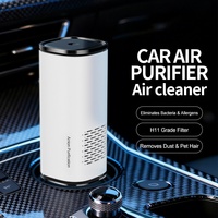 Purificateur d'air intelligent pour la maison, le salon, la chambre, anti-poussière, anti-odeurs d'animaux, petit modèle pour bureau, utilisation en voiture