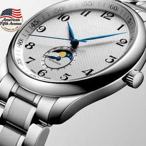 Reloj de buceo deportivo mecánico para hombre, esfera con puntero, correa de cuero de vaca, cristal de zafiro, caja de acero inoxidable, resistencia al agua de 30m - Product Image 3